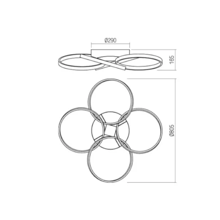 REDO plafonjera Espiral 01-2682 - Slika 3