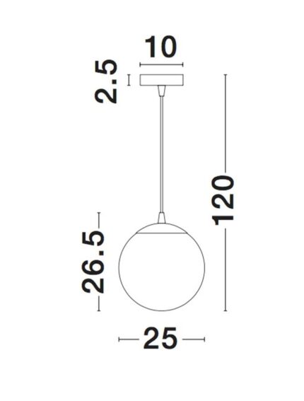 Nova Luce visilica NAZIO 9080252 - Slika 4