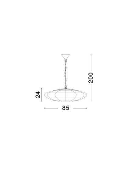 Nova Luce visilica BOLA 9586522 - Slika 4