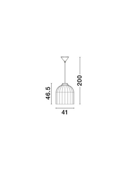 Nova Luce visilica BOLA 9586525 - Slika 4