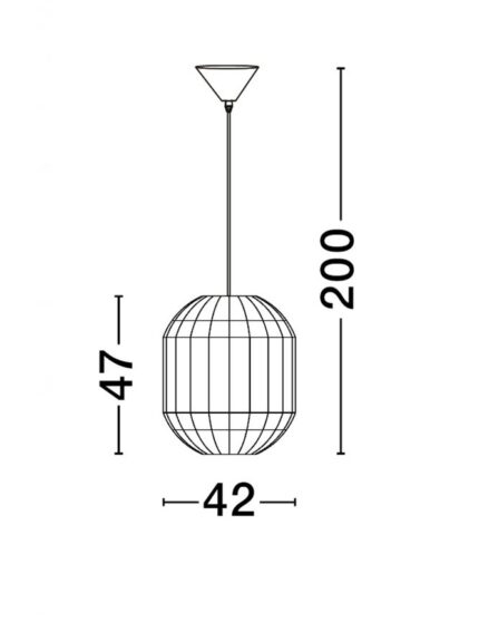 Nova Luce visilica BOLA 9586526 - Slika 4