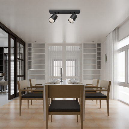 BETA spot svetiljka zlatna 2xGU10 - Slika 3