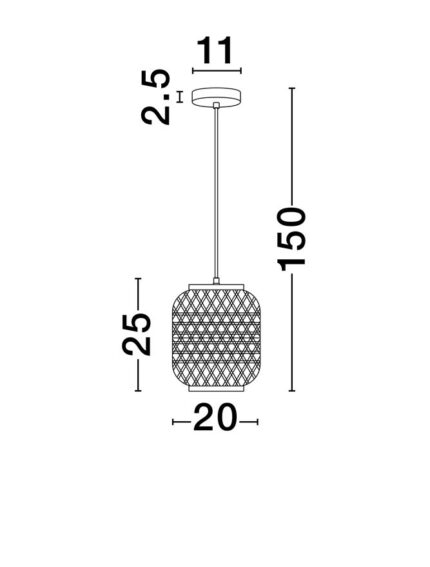 Nova Luce visilica ASMA 9001114 - Slika 4