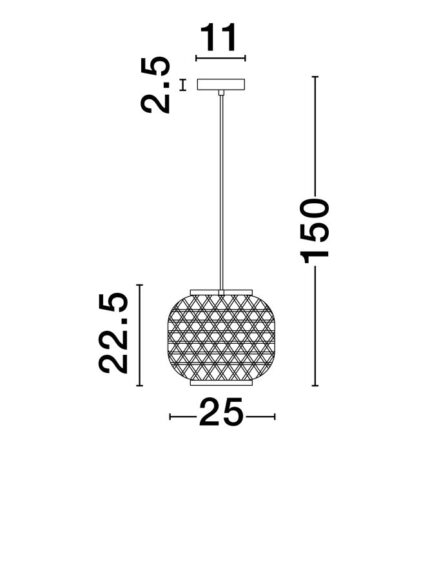 Nova Luce visilica ASMA 9001116 - Слика 4