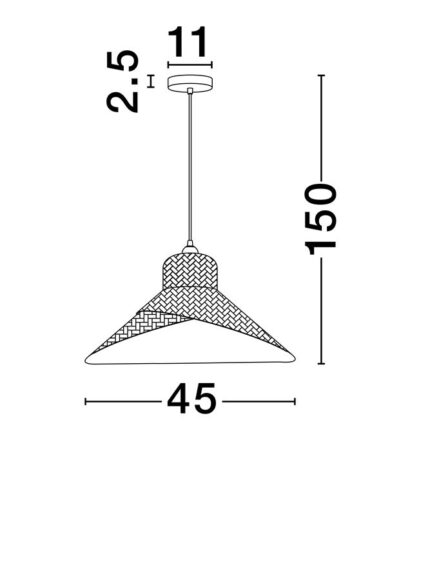 Nova Luce visilica AURA 9001117 - Slika 5