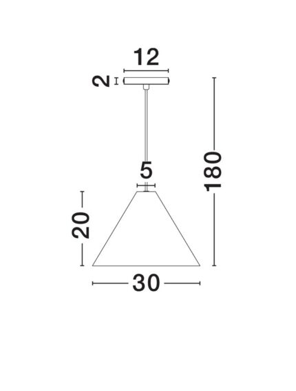 Nova Luce visilica JOELLE 9001132 - Slika 5