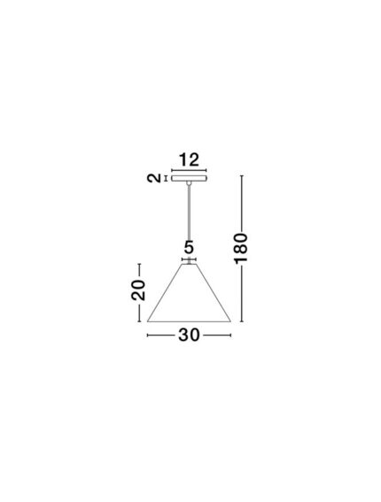 Nova Luce visilica JOELLE 9001134 - Slika 3