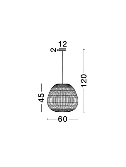 Nova Luce visilica NUBBLE 9001143 - Слика 4
