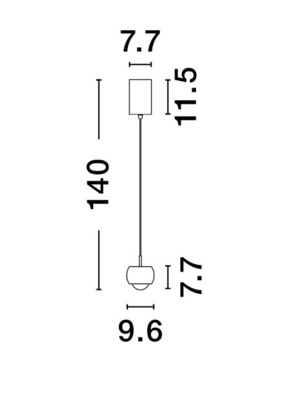 Nova Luce visilica CONGA 9002072 - Слика 4