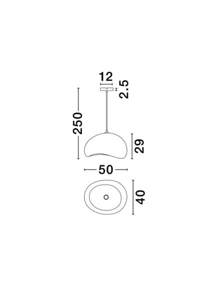 Nova Luce visilica AERE 9002661 - Slika 4