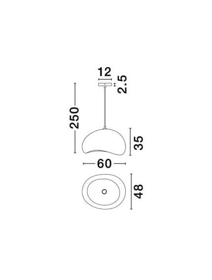 Nova Luce visilica AERE 9002662 - Slika 4