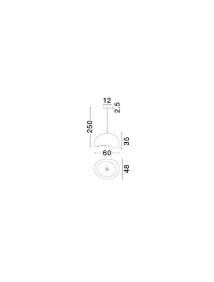 Nova Luce visilica AERE 9002675 - Slika 4