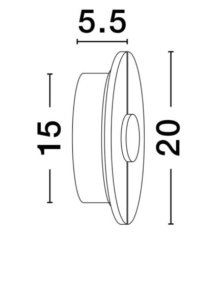 Nova Luce zidna lampa AIDER 9019745 - Slika 5