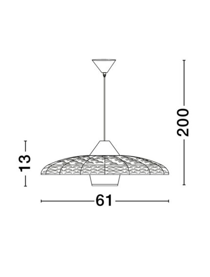 Nova Luce visilica CAPA 9586520 - Slika 4