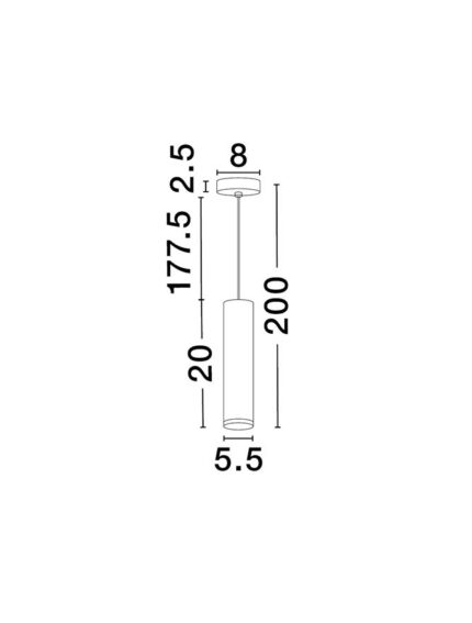 Nova Luce visilica MAO 9011421 - Slika 4