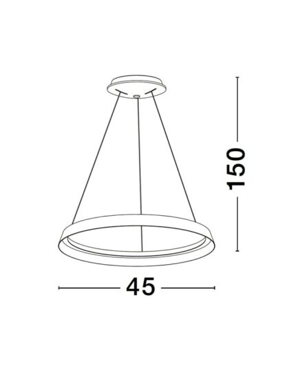 Nova Luce visilica ORMI 9030520 - Слика 4