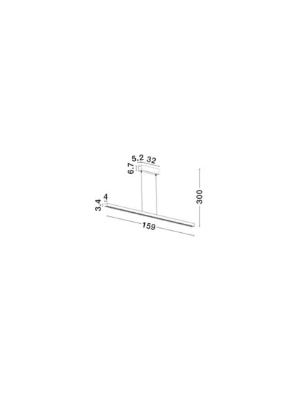 Nova Luce visilica DEOS 9030896 - Слика 4