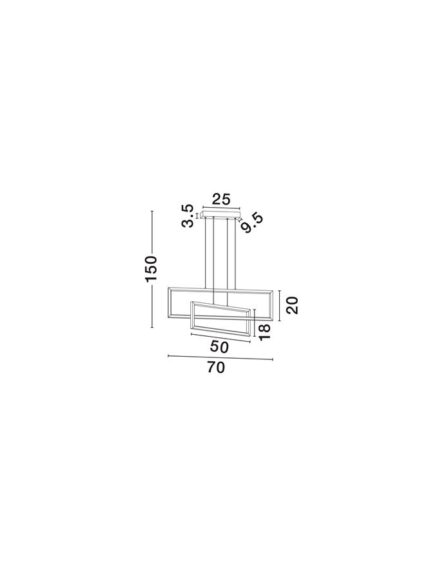 Nova Luce visilica ALIS 9081817 - Slika 4