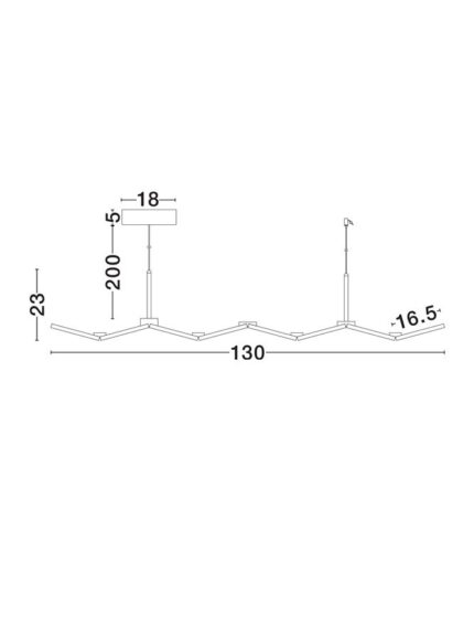 Nova Luce visilica VEA 9088214 - Slika 4