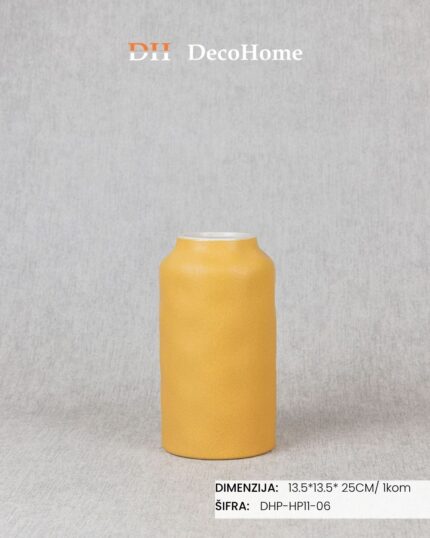 Keramička vaza 13.5*13.5*25cm / 1kom - DHP-HP11-06 - Slika 1