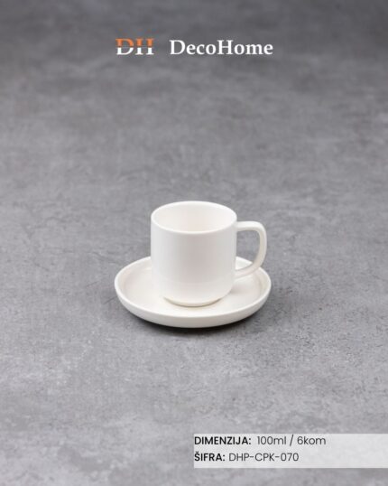 Keramičke šolje 100ml / 6kom - DHP-CPK-070 - Slika 1