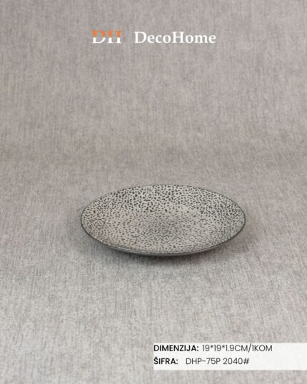 Porcelanski tanjir 19×19×1,9cm - DHP-75P 2040# - Slika 1