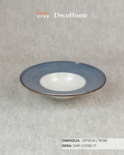 Porcelanski tanjir 24×6cm - DHP-CZT05-17 - Slika 1