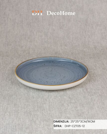 Porcelanski tanjir 25×25×3cm - DHP-CZT05-12 - Slika 1