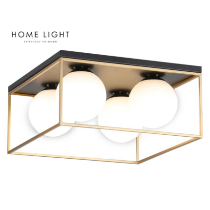 Plafonjera TALIA 70 4×E14 crna/zlato - Slika 1