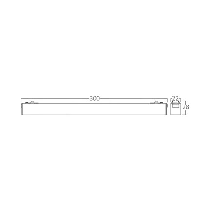 Magnetna linearna LED svetiljka 10W, 3u1 SLIM - Slika 4