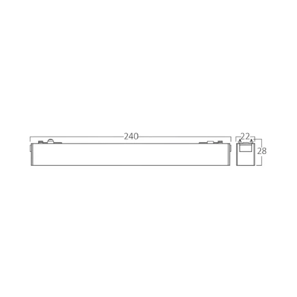Magnetna spot LED svetiljka 12W, 3u1 SLIM - Slika 4