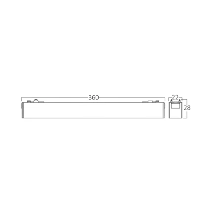 Magnetna spot LED svetiljka 18W, 3u1 SLIM - Slika 4