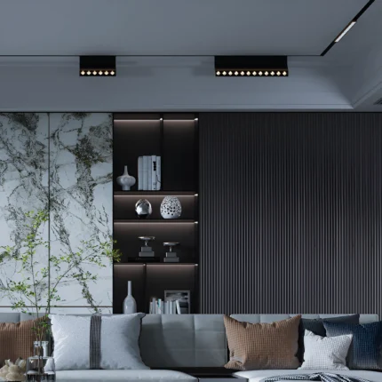 Magnetna rotirajuća spot LED svetiljka 6W, 3u1 SLIM - Slika 3