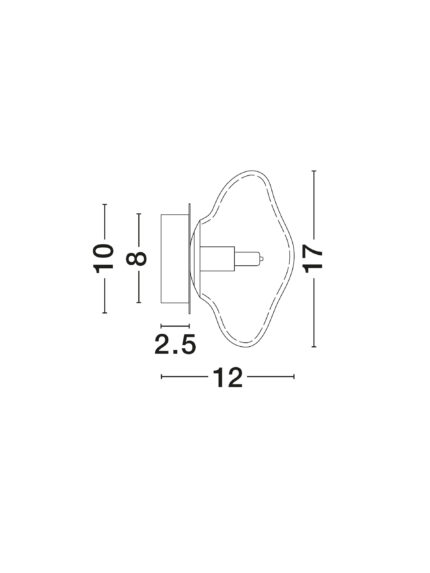 Nova Luce zidna lampa KING 9006033 - Слика 4