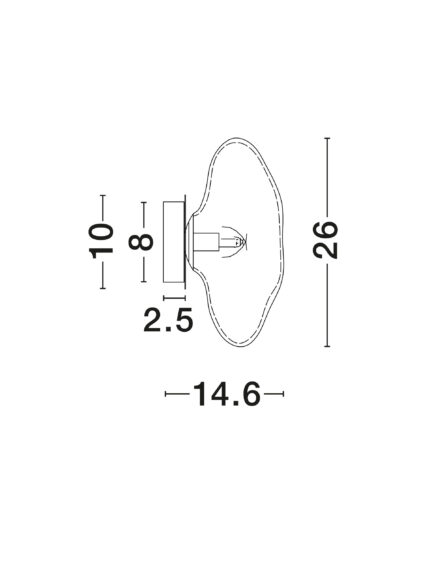 Nova Luce zidna lampa KING 9006035 - Слика 4
