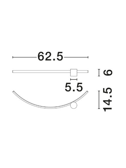 Nova Luce zidna lampa KIMA 9006094 - Слика 4