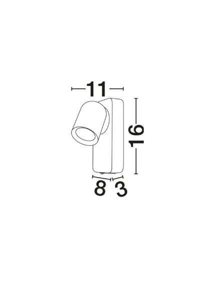 Nova Luce zidna lampa COSMINA 9011339 - Слика 4