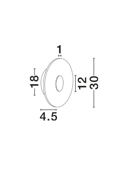Nova Luce zidna lampa EMBER 9019753 - Слика 4