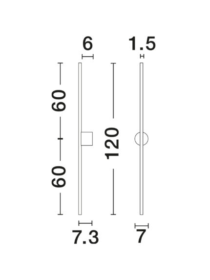 Nova Luce zidna lampa ADEN 9081103 - Слика 4