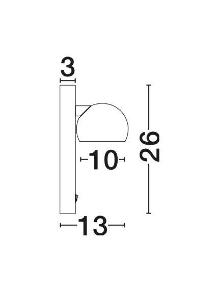 Nova Luce zidna lampa LUSA 9088120 - Слика 4