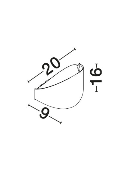 Nova Luce zidna lampa ASTRID 9128312 - Слика 4