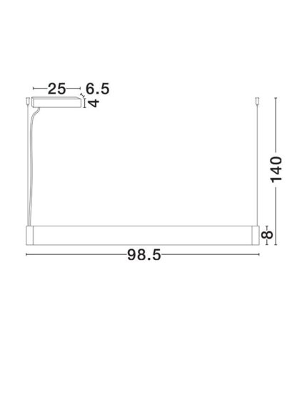 Nova Luce visilica GLAZE 9268055 - Slika 4