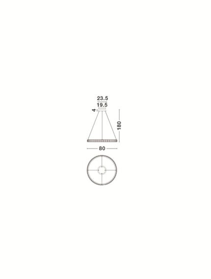 Nova Luce visilica ETEKEN 9501215 - Slika 4