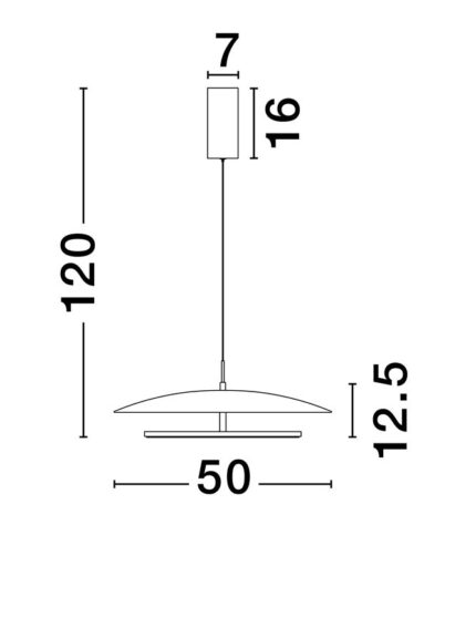 Nova Luce visilica OLOS 9580703 - Slika 1
