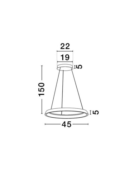 Nova Luce visilica OVIA 9695702 - Slika 4