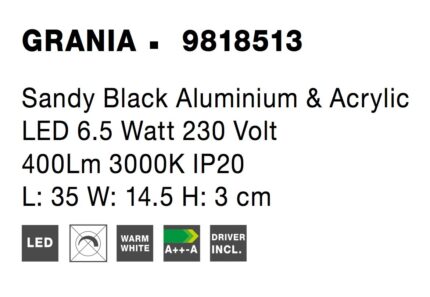 Nova Luce zidna lampa GRANIA 9818513 - Слика 4
