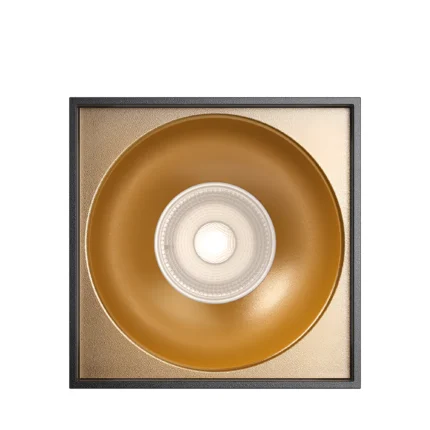 Beta nadgradni spot 1×GU10 crni kvadrat - Слика 3