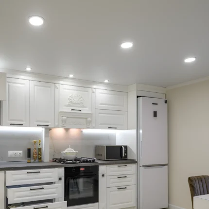 LED panel 6W 3000K IP40 ugradni beli krug - Слика 2
