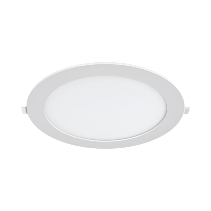 LED panel 24W 6500K IP40 ugradni beli krug - Слика 1