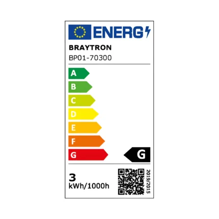 LED panel 3W 3000K ugradni beli krug - Слика 7